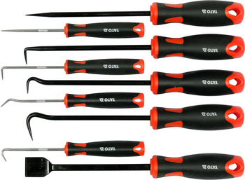 Yato 9dílná sada háčků s rukojetí YT-08426