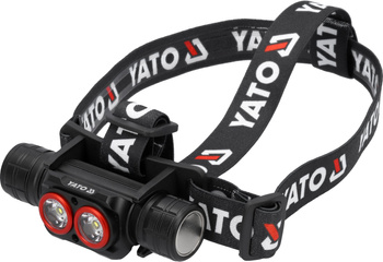 Dobíjecí čelová svítilna Yato 3000lm YT-085943