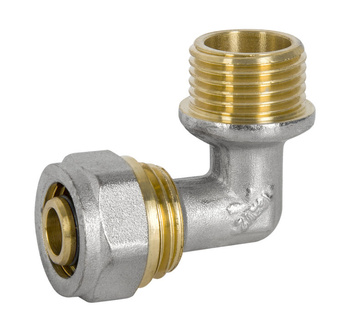 Koleno diamantové PEX-AL-PEX vnější závit 16x1/2" FTN-005.1/2x16.KOL-C