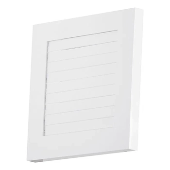 Větrací mřížka Dospel Imperio 125 s mechanickou roletou, bílá 007-1766