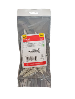 Wkręt-Met spirálový plastový šroub pro upevnění světelných prvků WK-DS 50mm 10 kusů WK-DS050