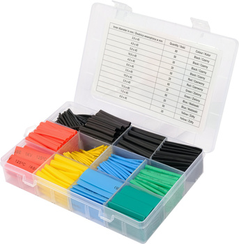 Yato sada smršťovacích trubiček 530 kusů YT-068672 