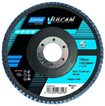 Norton lamelový kotouč Vulcan R842 P40 125x22mm 63642502315