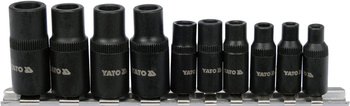 Sada 10dílných adaptérů na baterie Yato YT-29280