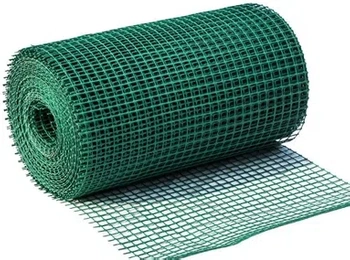 Zelená plastová zahradní hraniční síť, 0,4 m, 1 m