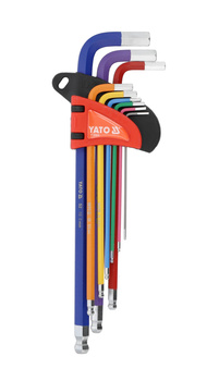 Yato sada imbusových klíčů 1,5-10mm 9ks YT-05635