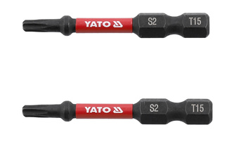 Rázové bity Yato 1/4 "x50mm T15 2 kusy YT-78052