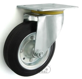 Zabi kovovo-pryžové kolo 160 v otočném pouzdře, symbol 42