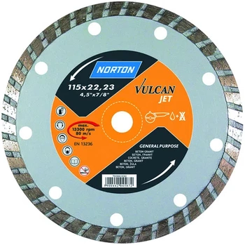 Norton Vulcan Turbo Jet diamantový kotouč 180x22,23 mm 70184625187