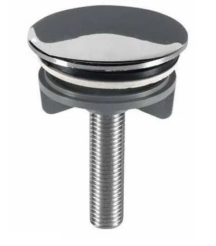 Chromovaná dřezová zátka, 50 mm