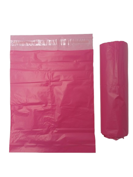 Kurýrní foliové sáčky 26x35cm růžové, 50 kusů