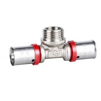 Diamantový lisovaný T-kus 16x1/2"x16 vnější závit FZZ-007.1/2x16x16.TC