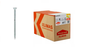 Wkręt-Met WKSS distanční šrouby 6x145mm s nástrčným šroubem Torx pro vyrovnávací latě 100 kusů WKSS-60145-B