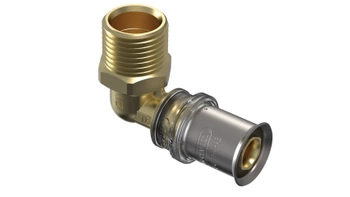 Objímka Wavin koleno 16x1/2"M5