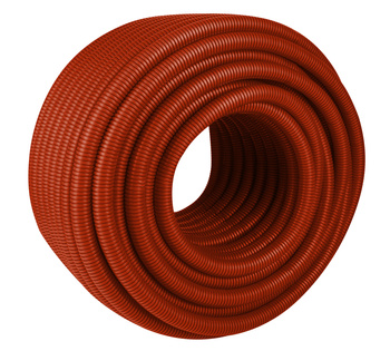 Ochranná trubka diamantová vlnitá 23x26 ​​​​červená 50m RK.L.28/23.C.