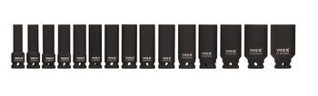 Sada hlubokých nástrčných hlavic Yato1/2" 10-32mm 15ks YT-1055