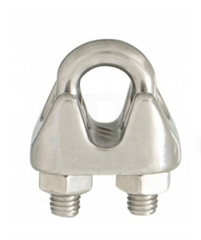 Kabelová svorka 6,5 mm z nerezové oceli A4 DIN 741