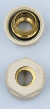 Měděný kompresní konektor Vario Term 3/4" bílý ZZM1506