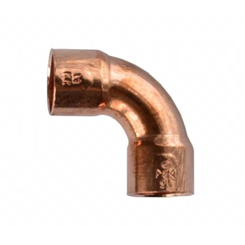 Ohnutí bradavky o 90 stupňů. měď 2Kx28mm