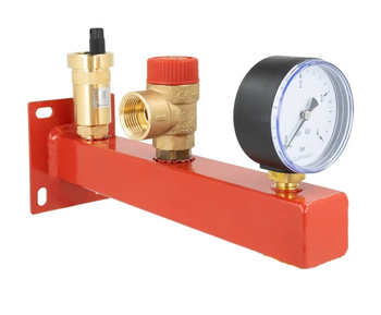 Bezpečnostní skupina Aquer 3bar pro ústřední vytápění GBU3