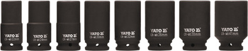 Yato 8dílná sada hlubokých nástrčných hlavic YT-1155