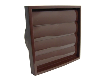 Doplňková větrací mřížka se žaluziemi KRZ 100/125/B 007-0650