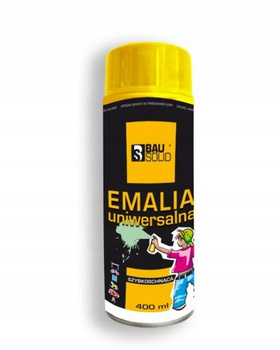 BauSolid univerzální sprej email žlutá RAL 1021 400ml