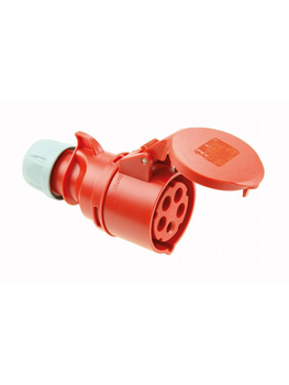 PCE přenosná napájecí zásuvka 16A 5P 400V IP44 215-6