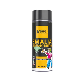 BauSolid univerzální sprej email 400ml matná černá RAL 9005