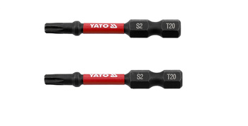 Rázové bity Yato 1/4 "x50mm T20 2 kusy YT-78053