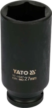 Nárazová hlavice Yato 1/2" 27mm dlouhá YT-1047