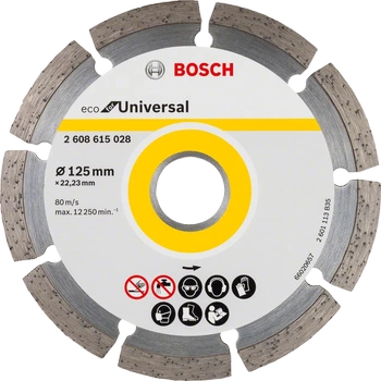 Bosch diamantový kotouč Eco pro univerzální 125x22,23mm 2608615028