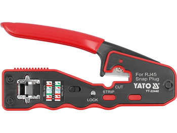 Kleště Yato pro lisování průchozích zástrček RJ45 YT-22440