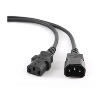 C13/C14 prodlužovací napájecí kabel zásuvka-zástrčka, 1,8m