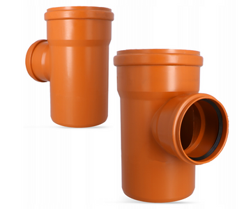 T-kus do kanalizace 160x110mm 67 stupňů