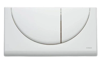 Splachovací tlačítko Schwab bílé 227556