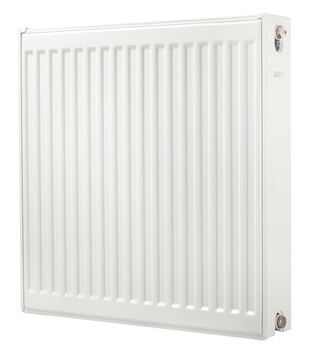 Diamantový ocelový deskový radiátor 550x400mm s bočním napájením a závěsem 22-550x400