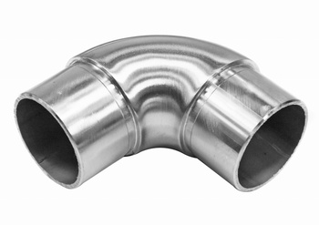 Zapuštěné měkké koleno 90° pro trubky 42,4x2mm AISI 304 brousit