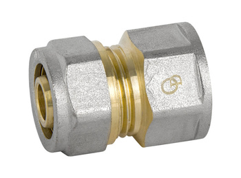 Diamantový konektor ZŁ-DZ PEX-AL-PEX vnitřní závit 20x1/2" mosaz FTN-002.1/2x20.ZŁ-DZ