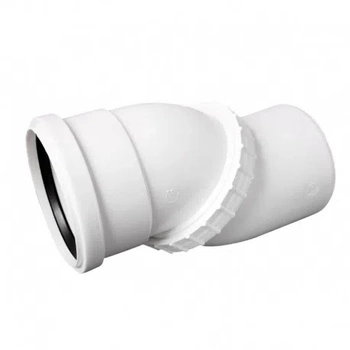 Inter Sano univerzální nastavitelné koleno 110mm bílé