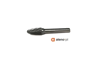 Přesný rotační pilník kónický zaoblený půlkruhový RBF 12mm tvar F 72355