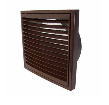 Ventilační mřížka Dospel KR 100/125/B hnědá 007-0318