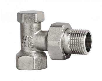 Diamantový uzavírací ventil radiátoru PN-M-75002-DN15, hranatý ART.65-1/2.0K