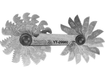 Hřebenové měřidlo Yato pro metrické závity YT-29980