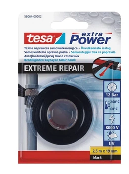 Samoslepovací silikonová páska Tesa Extreme 2,5mx19mm černá
