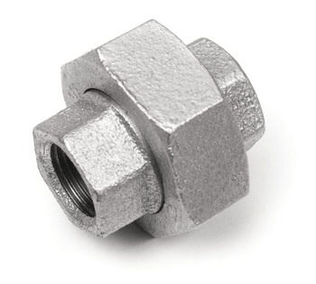 Diamantový přímý spoj 1" pozinkovaná litina OC-1330.ŚR-PR-PŁ.25