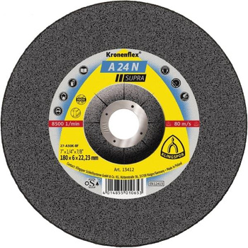 Klingspor brusný kotouč A24N Kronenflex 230x6x22,23mm 13432