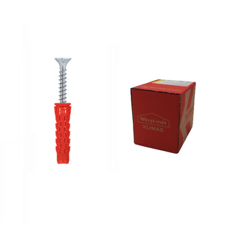 Šroubová rozšiřovací hmoždinka 8x40x50mm 100ks SFXP-08040050