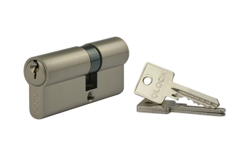 Profilová cylindrická vložka Qlock 50/50 saténový nikl