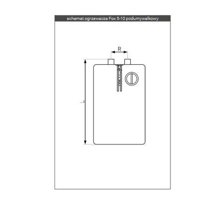 Galmet elektrický ohřívač vody Fox 5l pod umyvadlo 01-005070